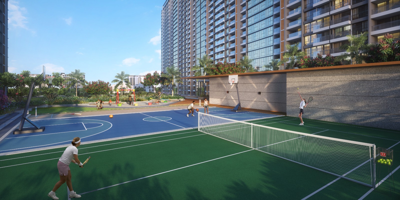 Twin Squash Courts & Box Cricket