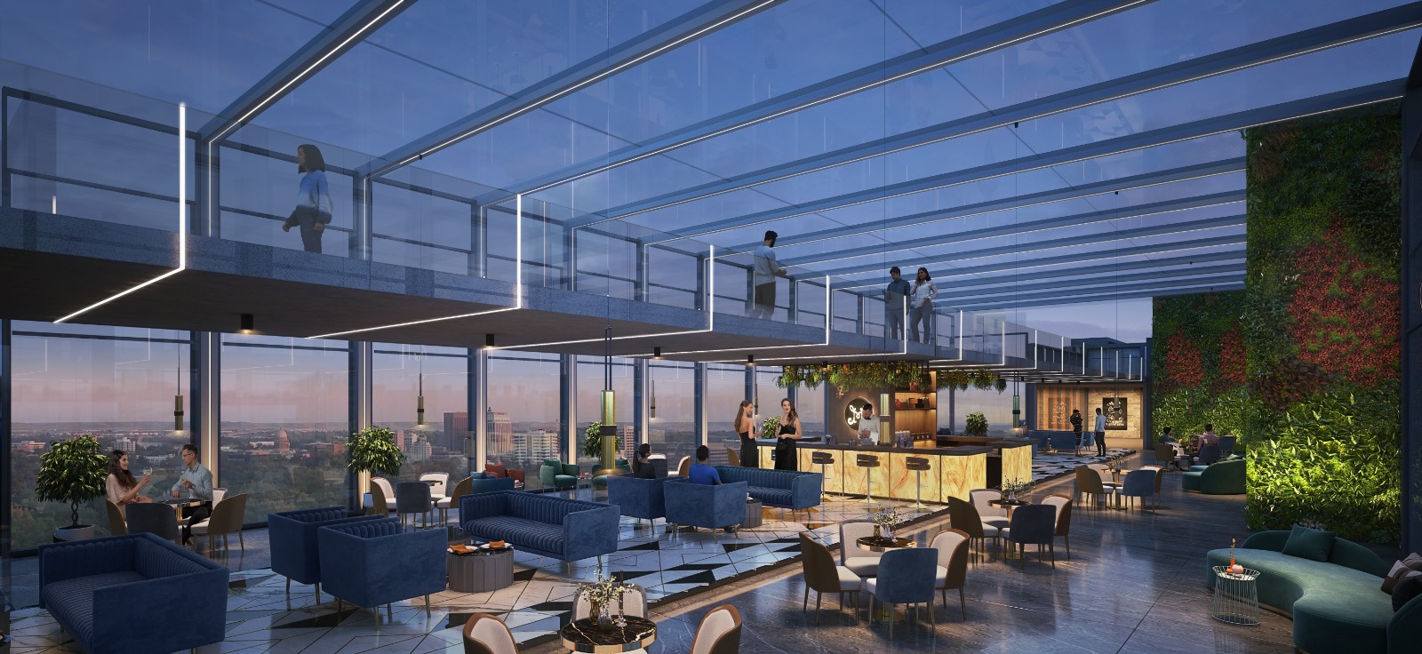 Co-working Lounge & Gymnasium